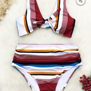 High waisted small cupshe bikini